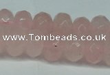 CCN2870 15.5 inches 5*8mm faceted rondelle candy jade beads