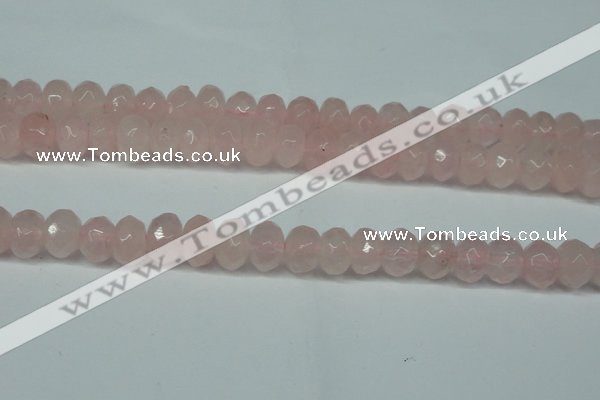 CCN2870 15.5 inches 5*8mm faceted rondelle candy jade beads