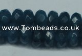 CCN2876 15.5 inches 5*8mm faceted rondelle candy jade beads