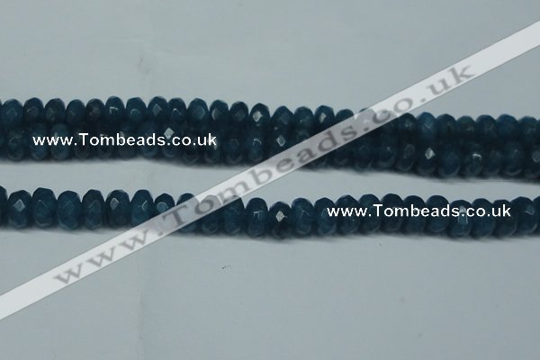 CCN2876 15.5 inches 5*8mm faceted rondelle candy jade beads