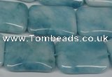 CCN2942 15.5 inches 18*25mm rectangle candy jade beads wholesale