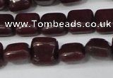 CCN3791 15.5 inches 8*8mm square candy jade beads wholesale