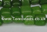 CCN3792 15.5 inches 8*8mm square candy jade beads wholesale