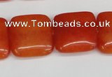 CCN3801 15.5 inches 20*20mm square candy jade beads wholesale