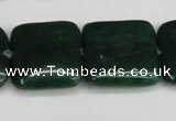 CCN3809 15.5 inches 20*20mm square candy jade beads wholesale