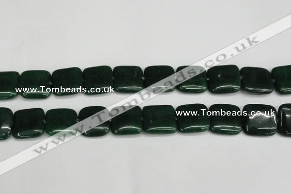 CCN3809 15.5 inches 20*20mm square candy jade beads wholesale