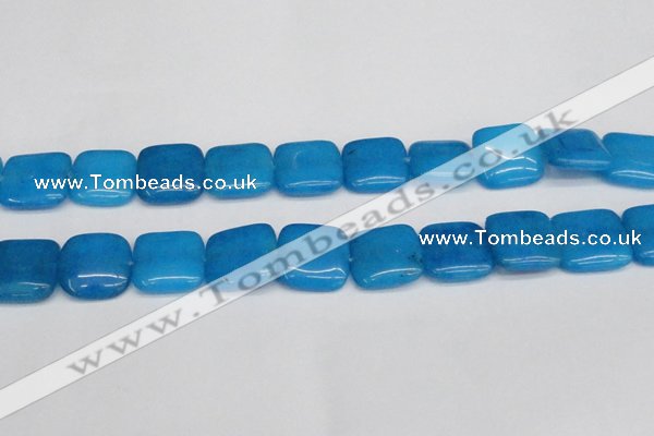 CCN3810 15.5 inches 20*20mm square candy jade beads wholesale