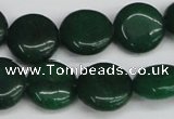 CCN3824 15.5 inches 14mm flat round candy jade beads wholesale