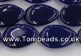 CCN3888 15.5 inches 15*20mm flat teardrop candy jade beads