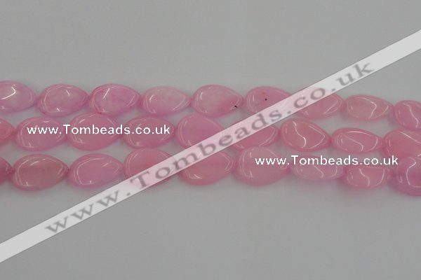 CCN3890 15.5 inches 18*25mm flat teardrop candy jade beads