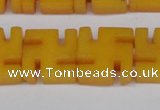 CCN3956 15.5 inches 20*20mm svastika candy jade beads wholesale