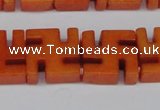 CCN3957 15.5 inches 20*20mm svastika candy jade beads wholesale