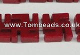 CCN3959 15.5 inches 20*20mm svastika candy jade beads wholesale