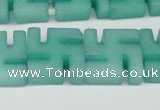 CCN3961 15.5 inches 20*20mm svastika candy jade beads wholesale