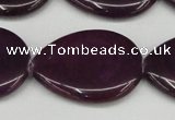 CCN3976 15.5 inches 30*40mm flat teardrop candy jade beads