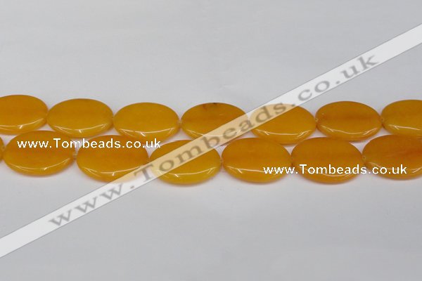 CCN3985 15.5 inches 30*40mm oval candy jade beads wholesale