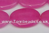 CCN3987 15.5 inches 30*40mm oval candy jade beads wholesale