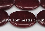 CCN3991 15.5 inches 30*40mm oval candy jade beads wholesale