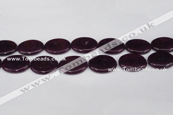 CCN3992 15.5 inches 30*40mm oval candy jade beads wholesale