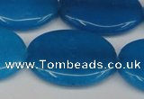 CCN3994 15.5 inches 30*40mm oval candy jade beads wholesale