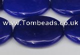 CCN3995 15.5 inches 30*40mm oval candy jade beads wholesale