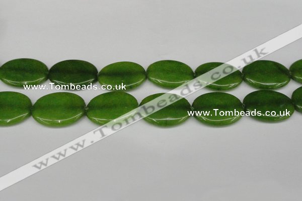 CCN3996 15.5 inches 30*40mm oval candy jade beads wholesale