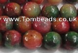 CCN4003 15 inches 10mm faceted round candy jade beads wholesale