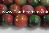 CCN4004 15 inches 12mm faceted round candy jade beads wholesale