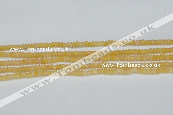 CCN4105 15.5 inches 2*4mm faceted rondelle candy jade beads