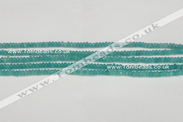 CCN4106 15.5 inches 2*4mm faceted rondelle candy jade beads