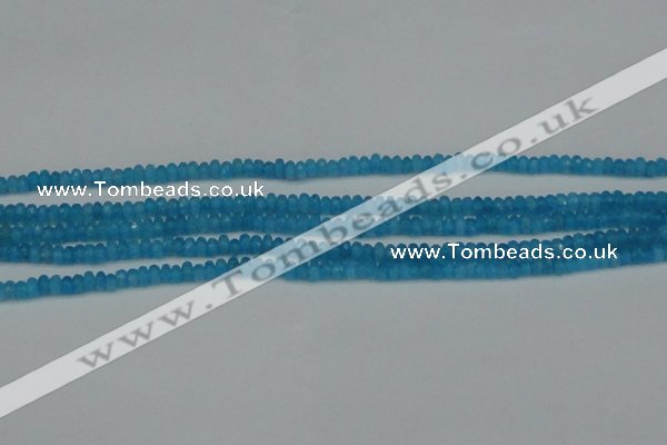 CCN4107 15.5 inches 2*4mm faceted rondelle candy jade beads