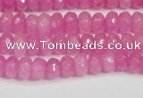 CCN4123 15.5 inches 4*6mm faceted rondelle candy jade beads