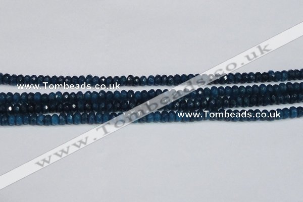 CCN4136 15.5 inches 4*6mm faceted rondelle candy jade beads