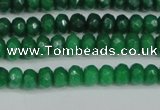 CCN4141 15.5 inches 4*6mm faceted rondelle candy jade beads