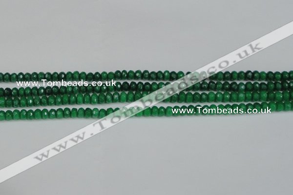 CCN4141 15.5 inches 4*6mm faceted rondelle candy jade beads