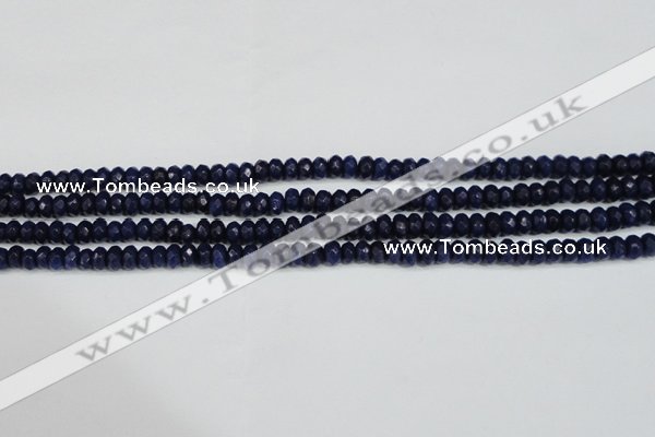 CCN4143 15.5 inches 4*6mm faceted rondelle candy jade beads