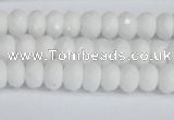CCN4150 15.5 inches 5*8mm faceted rondelle candy jade beads