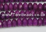 CCN4162 15.5 inches 5*8mm faceted rondelle candy jade beads