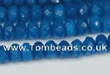 CCN4165 15.5 inches 5*8mm faceted rondelle candy jade beads