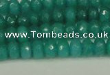 CCN4169 15.5 inches 5*8mm faceted rondelle candy jade beads