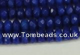 CCN4171 15.5 inches 5*8mm faceted rondelle candy jade beads