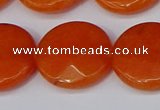 CCN4182 15.5 inches 20mm faceted coin candy jade beads wholesale