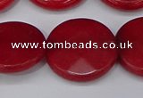 CCN4186 15.5 inches 20mm faceted coin candy jade beads wholesale