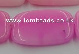 CCN4203 15.5 inches 30*40mm rectangle candy jade beads wholesale