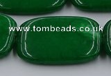 CCN4212 15.5 inches 30*40mm rectangle candy jade beads wholesale