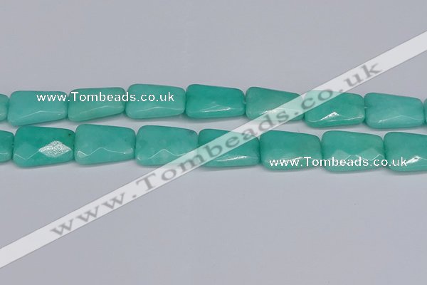 CCN4254 15.5 inches 18*25mm faceted trapezoid candy jade beads