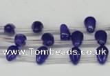 CCN441 15.5 inches Top-drilled 6*9mm teardrop candy jade beads