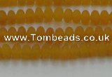 CCN4500 15.5 inches 3*5mm rondelle matte candy jade beads