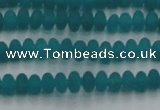 CCN4505 15.5 inches 3*5mm rondelle matte candy jade beads