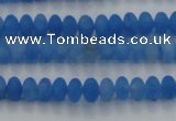 CCN4506 15.5 inches 3*5mm rondelle matte candy jade beads